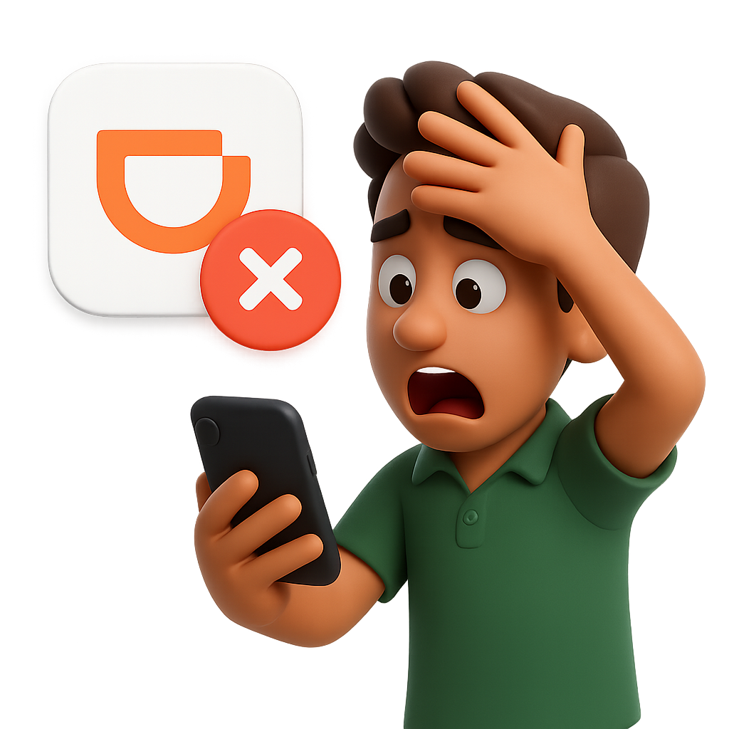 Caída de la app Didi en México