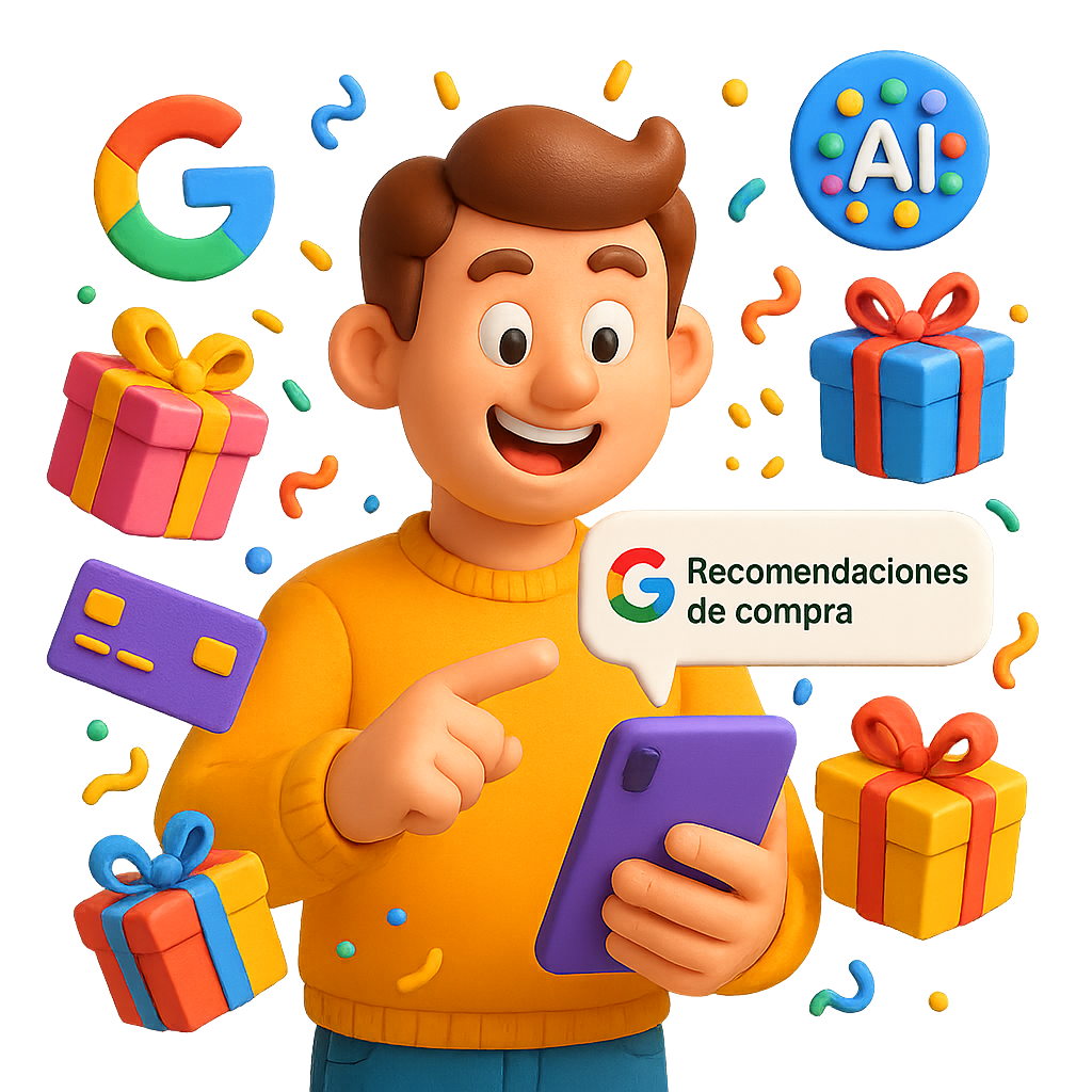 Google IA Shopping – Recomendaciones navideñas