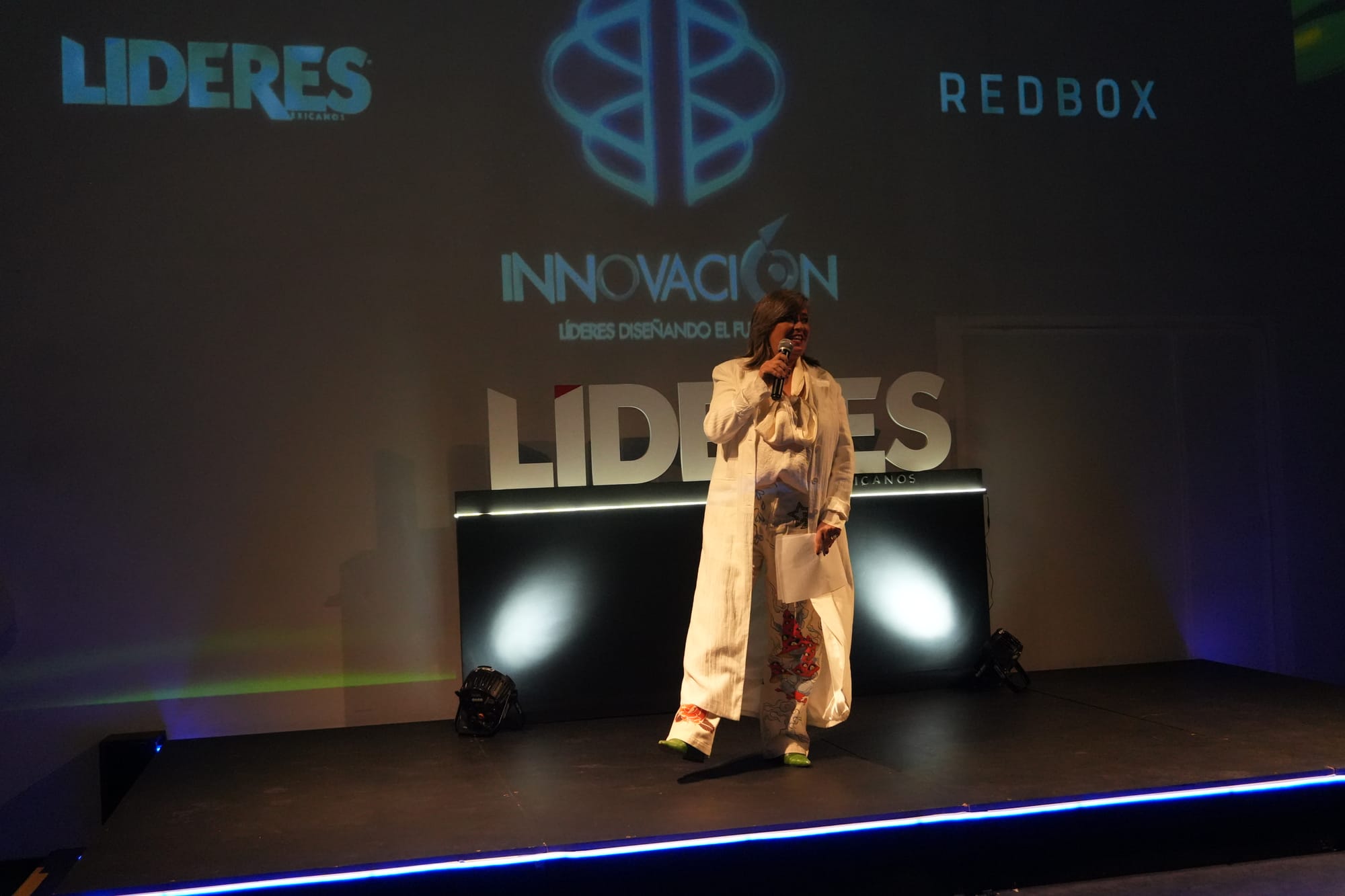 En la imagen, Ivonne Bacha, directora editorial de Líderes Mexicanos. Adtech.