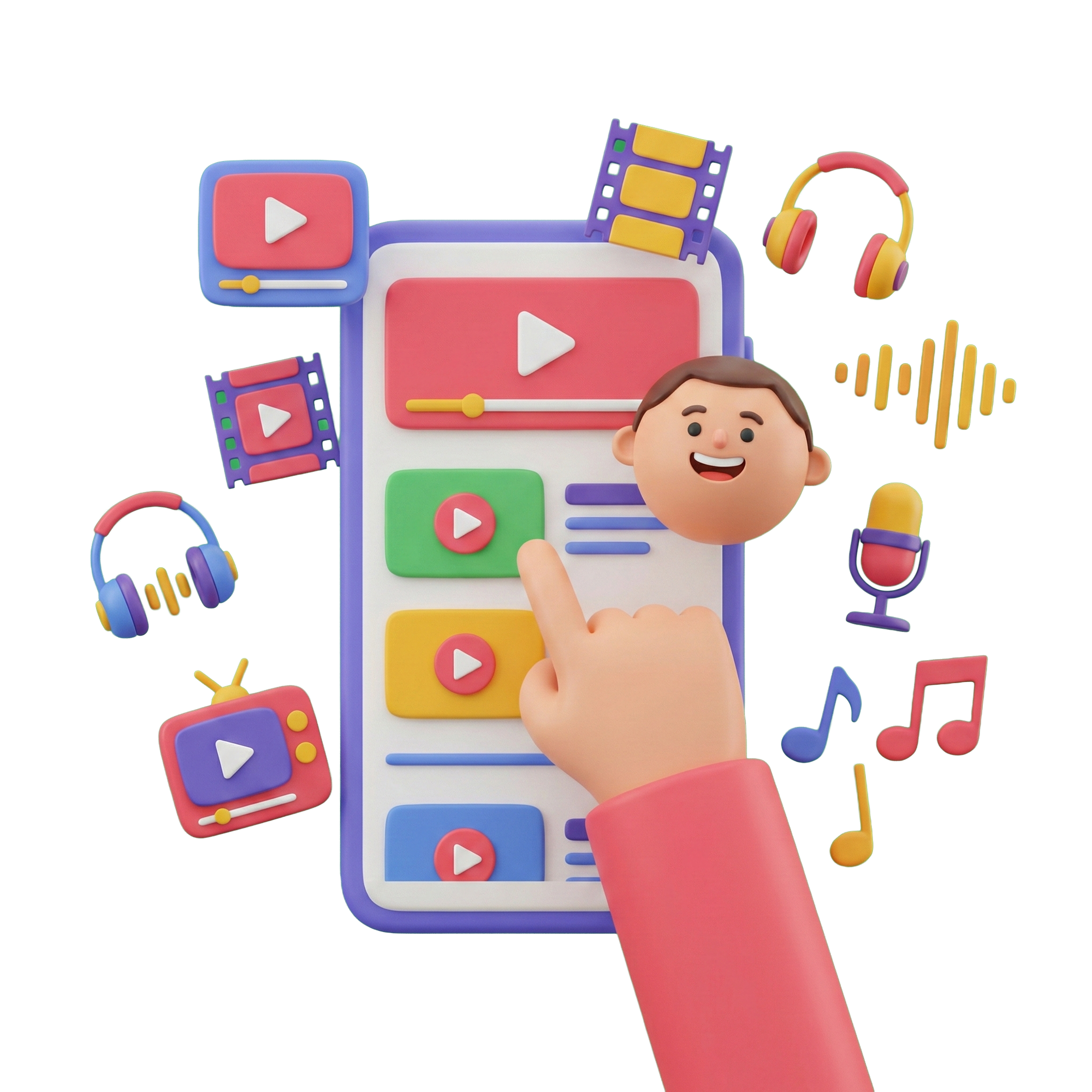 Netflix Video Vertical y Podcasts