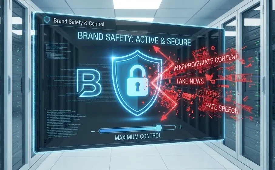 Brand safety y control: una condición, no un extra. Imagen: IA