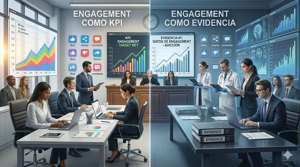 Del engagement como KPI al engagement como evidencia. Imagen: IA