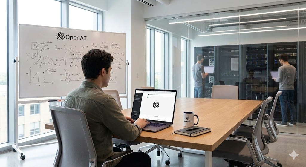 OpenAI (ChatGPT). Imagen: IA.