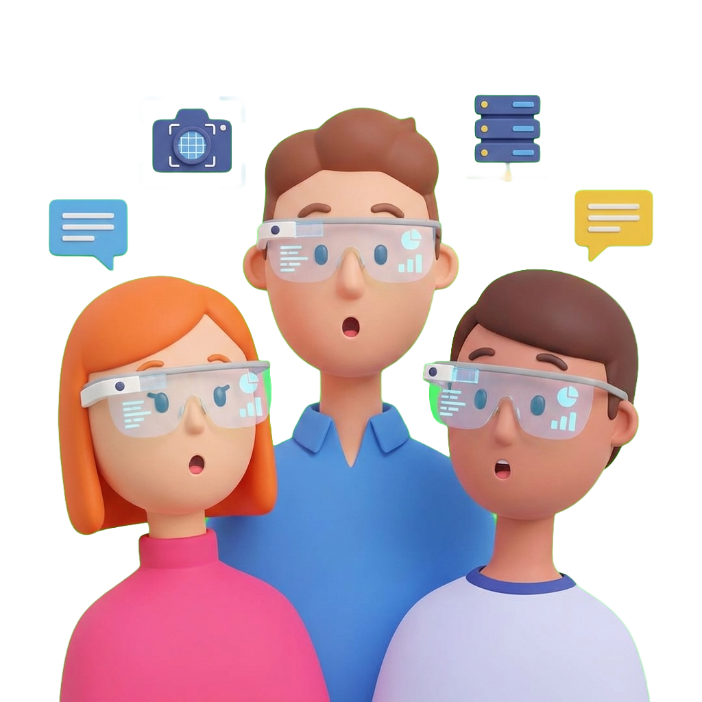 Reconocimiento facial en lentes de Meta