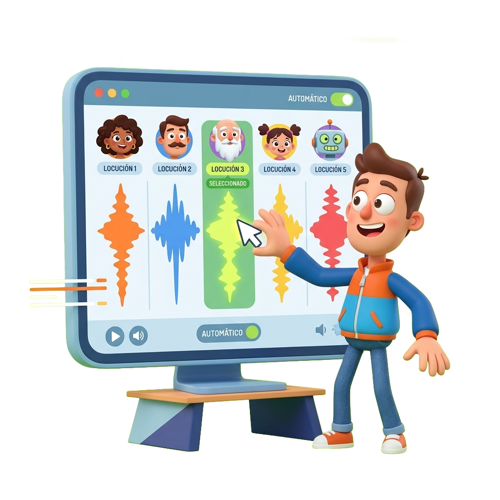 Voces generadas por IA en Google Ads