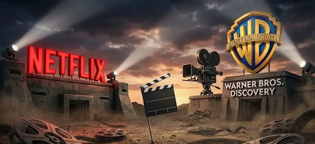 La respuesta de Netflix a las preocupaciones regulatorias por su acuerdo con Warner Bros. Discovery expone una batalla más amplia. Imagen ilustrativa vía IA.