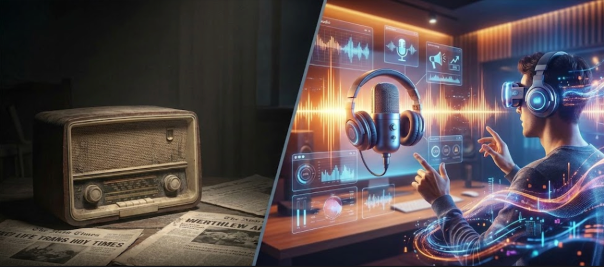 OpenAI empuja el audio y obliga a repensar la publicidad digital. Imagen: IA.