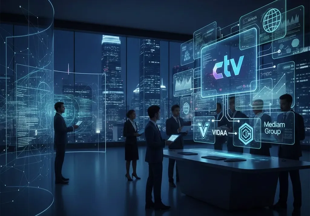 CTV en 2026: lo que la alianza entre VIDAA y Mediam Group revela sobre el futuro del streaming. Imagen: IA.