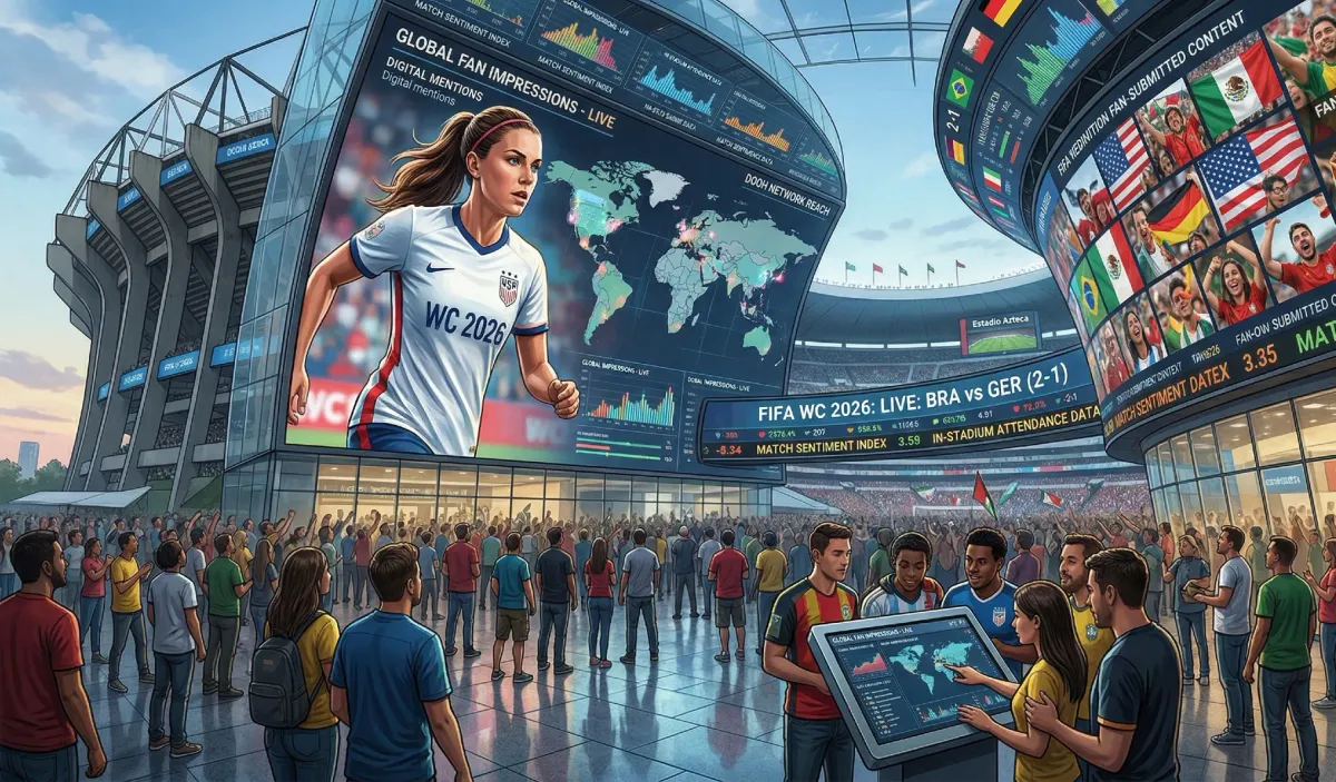 De DOOH a data: el verdadero negocio del Mundial 2026 está en la analítica Imagen destacada de la publicación