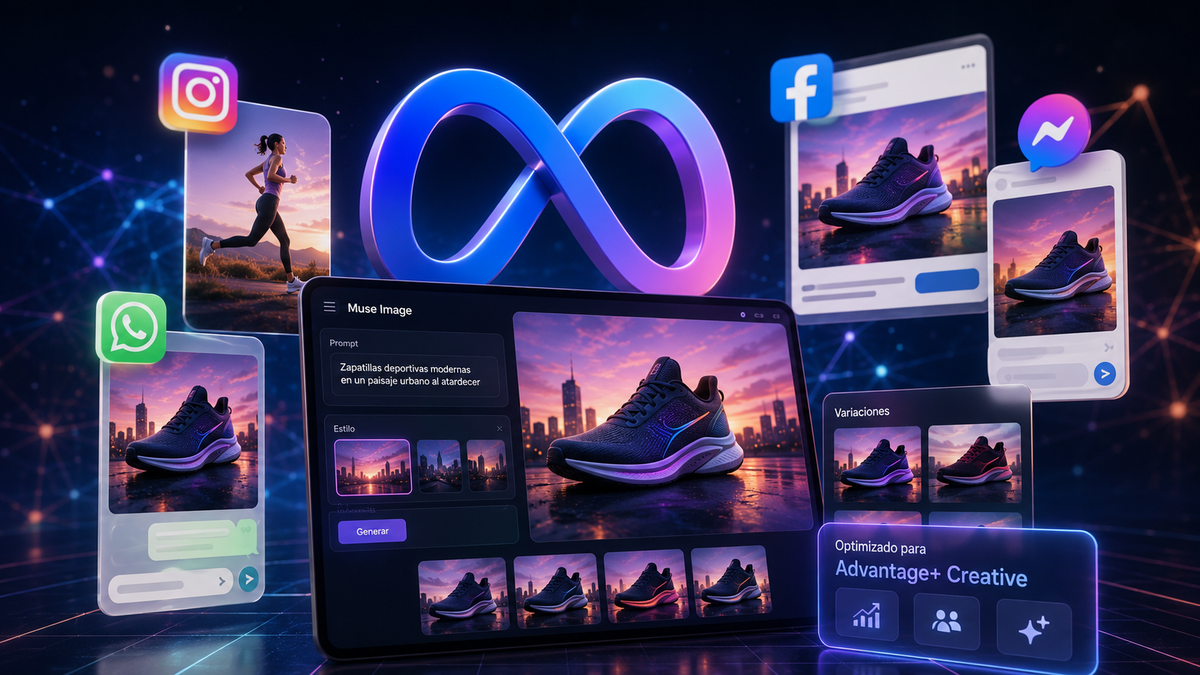 Meta amplía su apuesta por la IA generativa con el lanzamiento de Muse Image Imagen destacada de la publicación