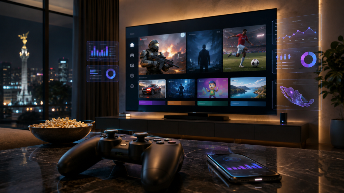 La Smart TV se convierte en el nuevo territorio publicitario del gamer mexicano Imagen destacada de la publicación