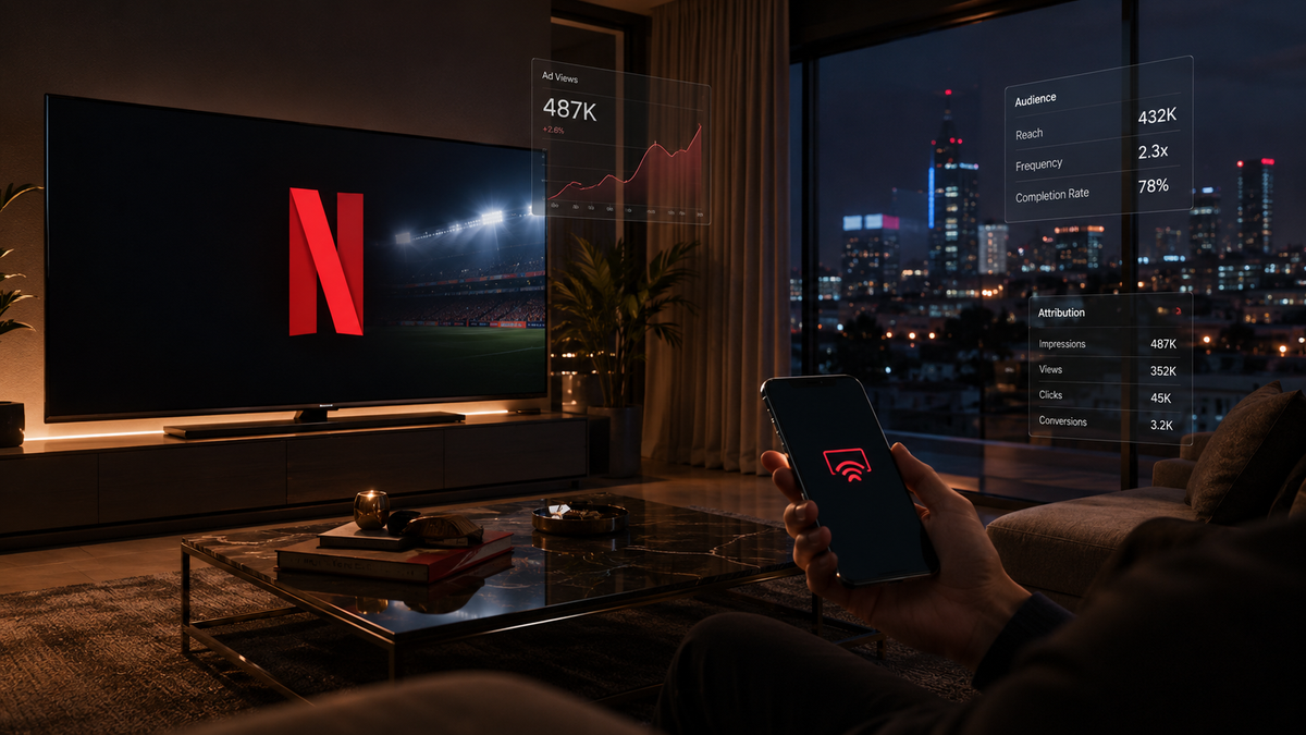 Netflix acelera su plataforma publicitaria en México: menos fragmentación y más tecnología propia Imagen destacada de la publicación