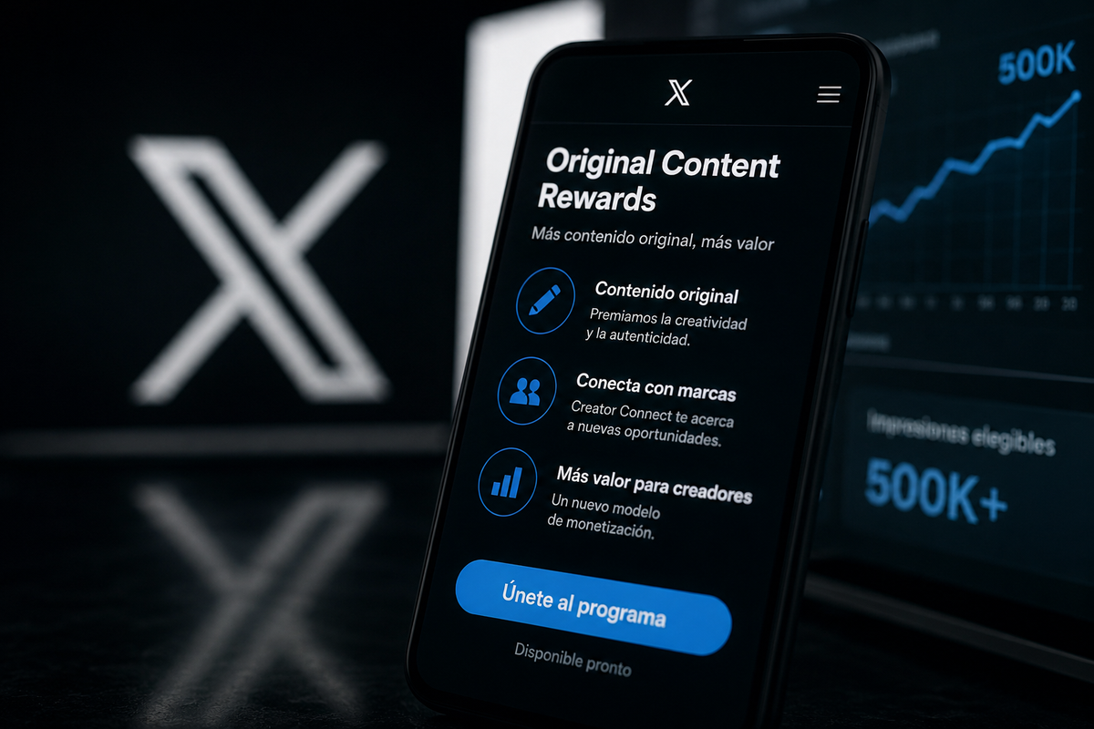 X deja de premiar sólo el volumen: su nuevo modelo de creadores apunta al negocio publicitario Imagen destacada de la publicación