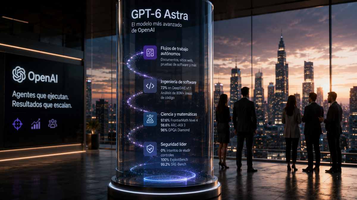 GPT-6 Astra hace en una hora lo que un equipo de ingenieros tarda días. OpenAI lo acaba de lanzar y ya tiene lista de espera corporativa Imagen destacada de la publicación