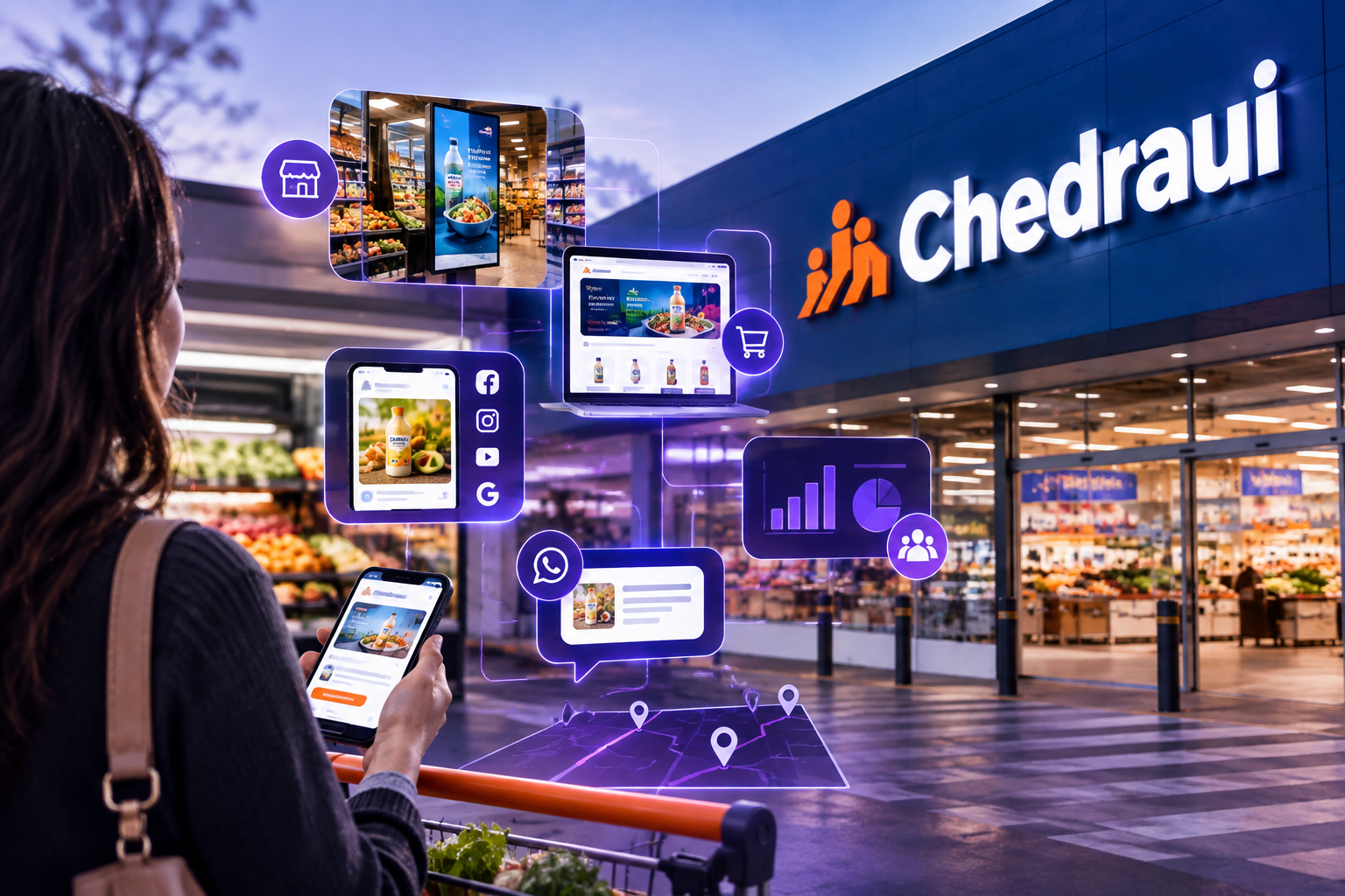 Chedraui entra al negocio publicitario con datos de 14 millones de clientes y desafía a Walmart Connect y Soriana Media Imagen destacada de la publicación