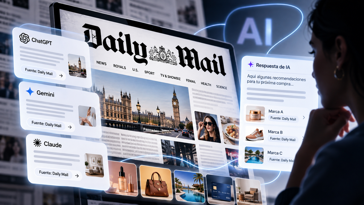 Daily Mail prueba un nuevo negocio: ayudar a las marcas a aparecer en las respuestas de IA Imagen destacada de la publicación