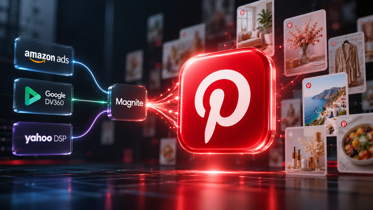 Pinterest amplía su negocio publicitario: ahora se podrá comprar inventario desde Amazon Ads y Google DV360 Imagen destacada de la publicación