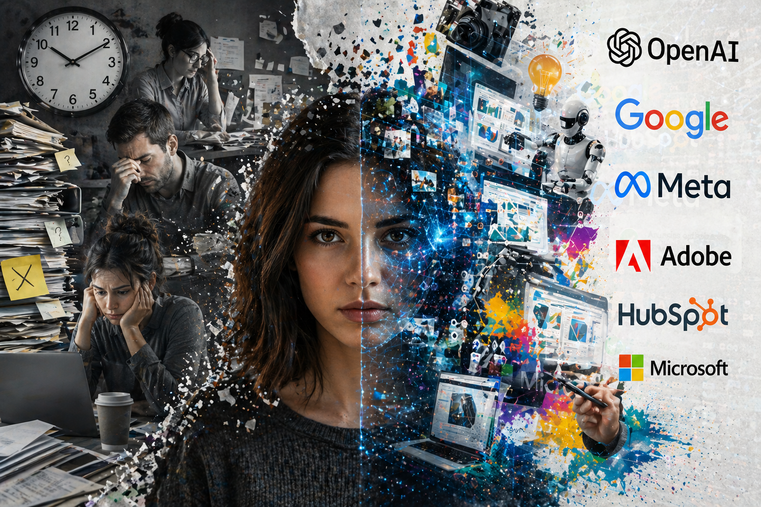 La IA no te quita el trabajo… tu rutina sí: el verdadero riesgo para marketers, creativos y equipos de AdTech Imagen de la publicación