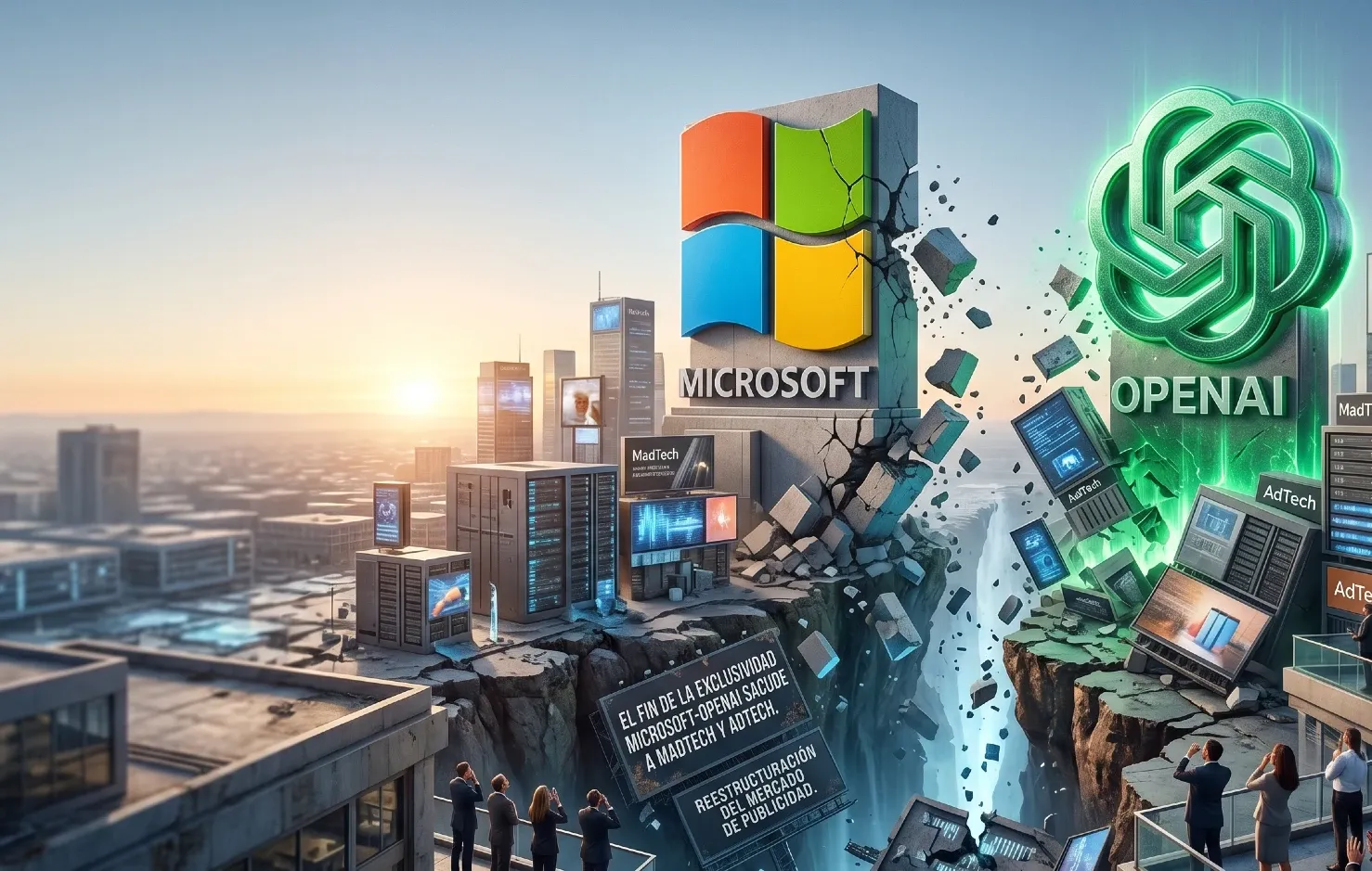 El fin de la exclusividad entre Microsoft y OpenAI sacude a MadTech y AdTech Imagen de la publicación