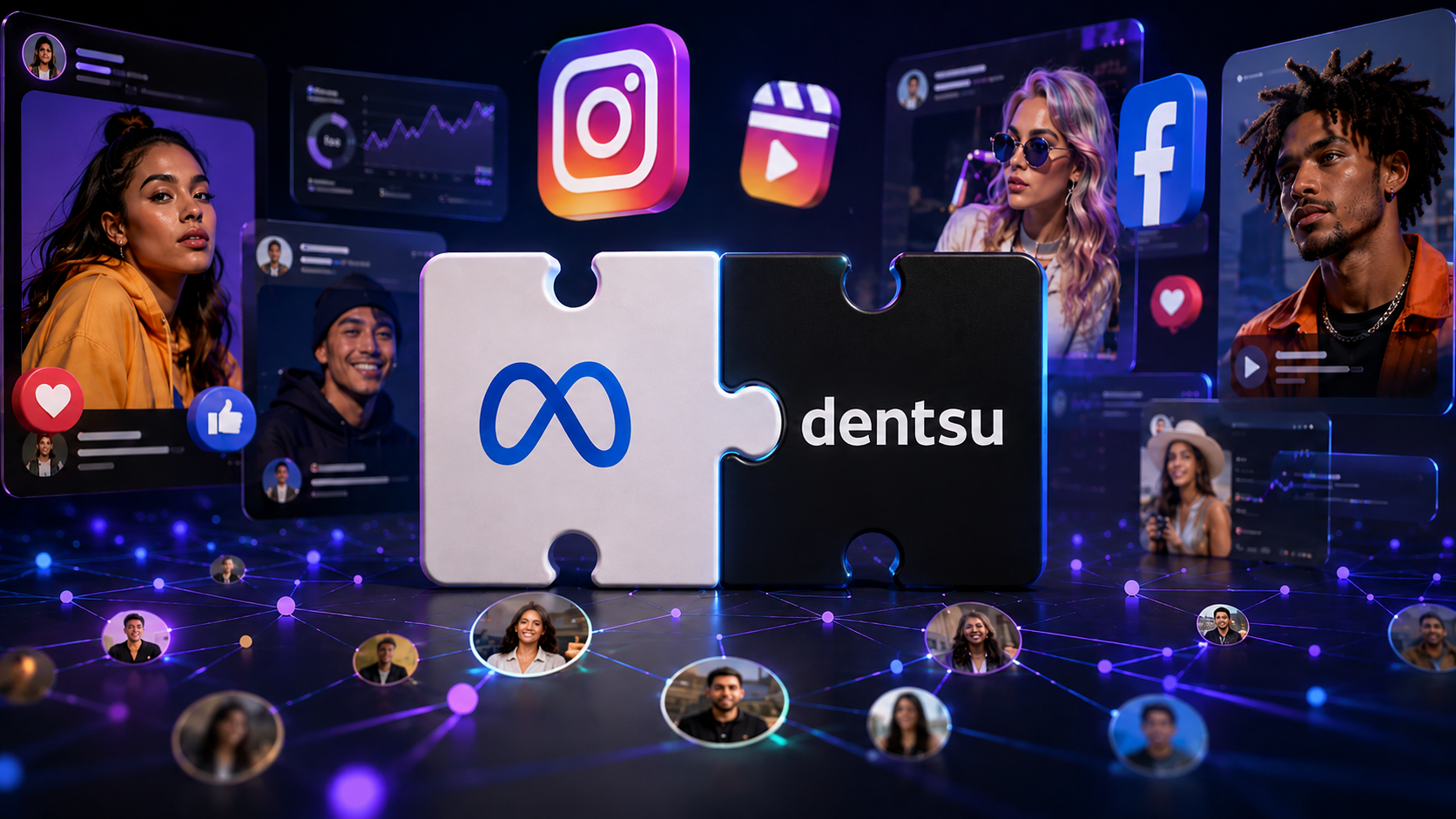 Dentsu y Meta construyen la nueva infraestructura para escalar campañas masivas con influencers Imagen de la publicación