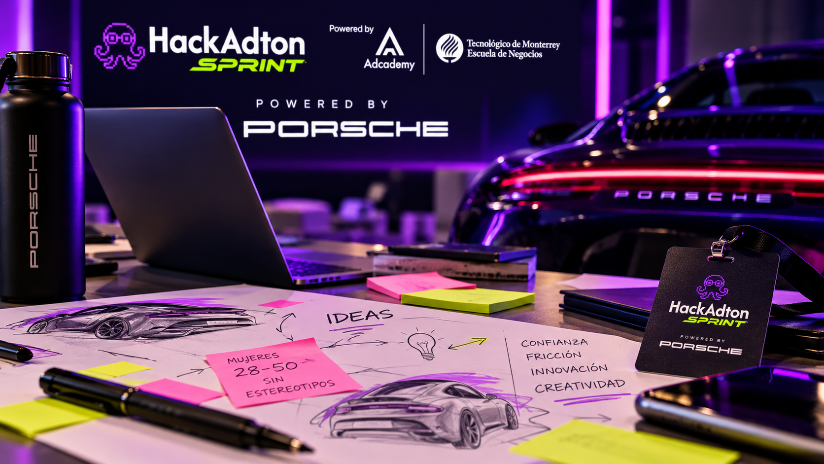 De brief a pitch en 24 horas: Porsche reta al talento joven en el HackAdton Sprint 2026 Imagen de la publicación