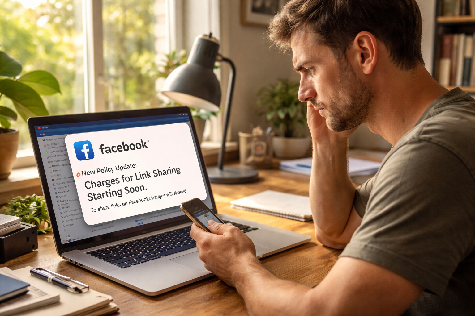Facebook prueba cobrar por compartir enlaces: ¿El fin del tráfico orgánico? Imagen de la publicación