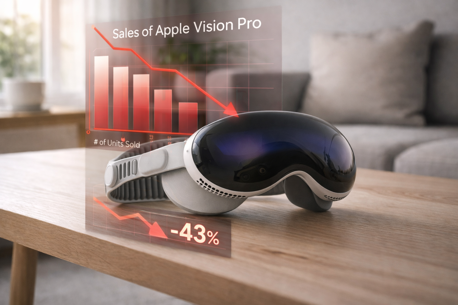 Apple Vision Pro: Recortan producción y marketing por bajas ventas Imagen de la publicación