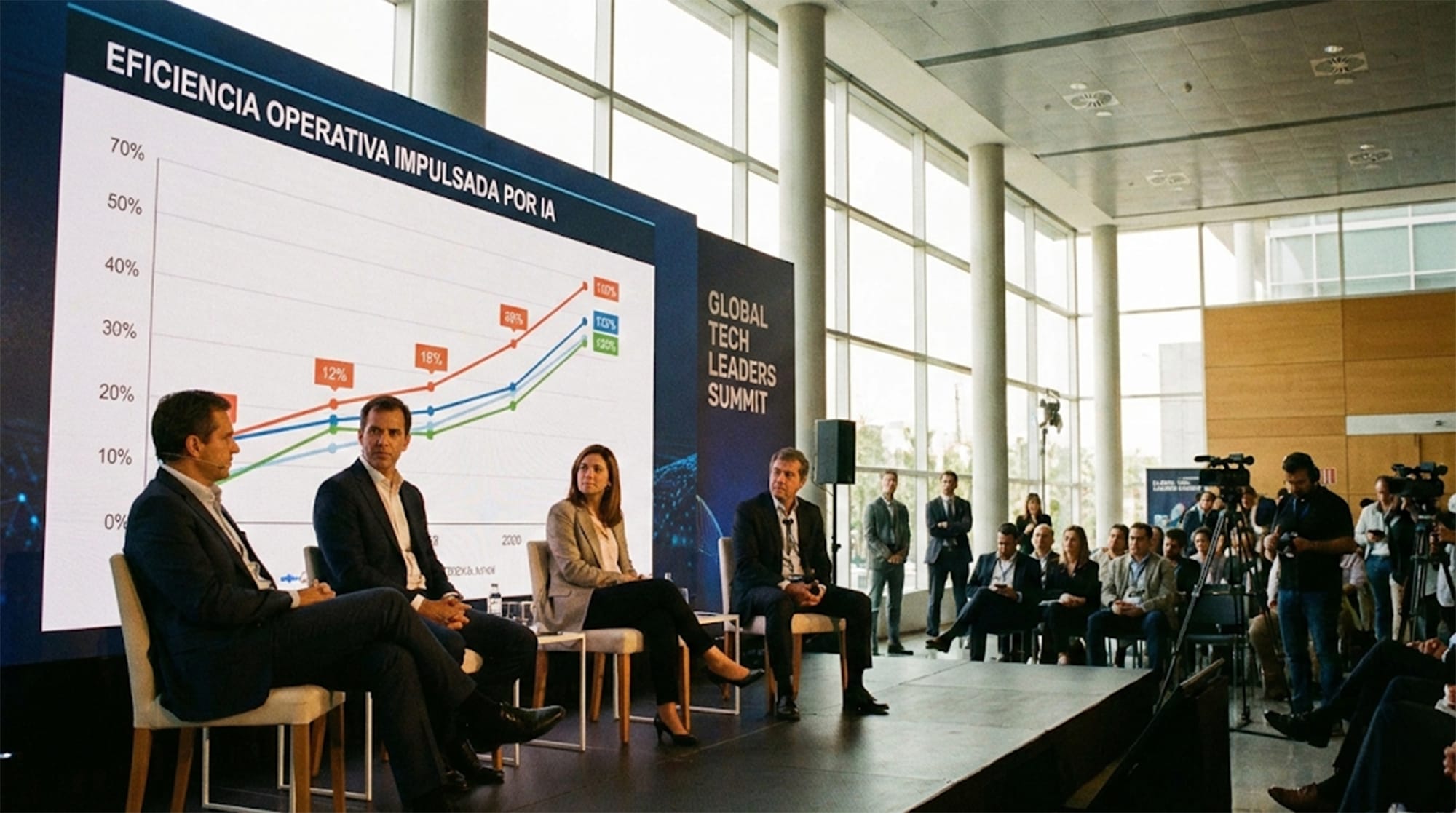 Adopción de IA: ¿Qué opinan los CEOs sobre la eficiencia en 2026? Imagen destacada de la publicación