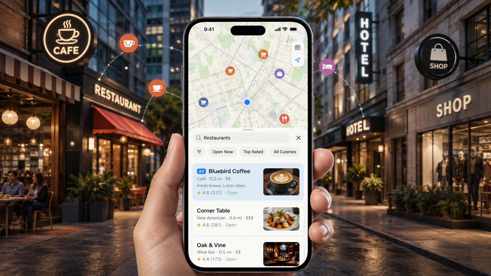 Apple abre Maps a la publicidad y crea un nuevo terreno para el local media Imagen destacada de la publicación