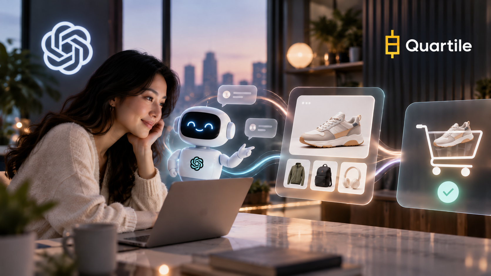 OpenAI amplía el stack de ChatGPT Ads: Quartile entra como technology partner Imagen destacada de la publicación