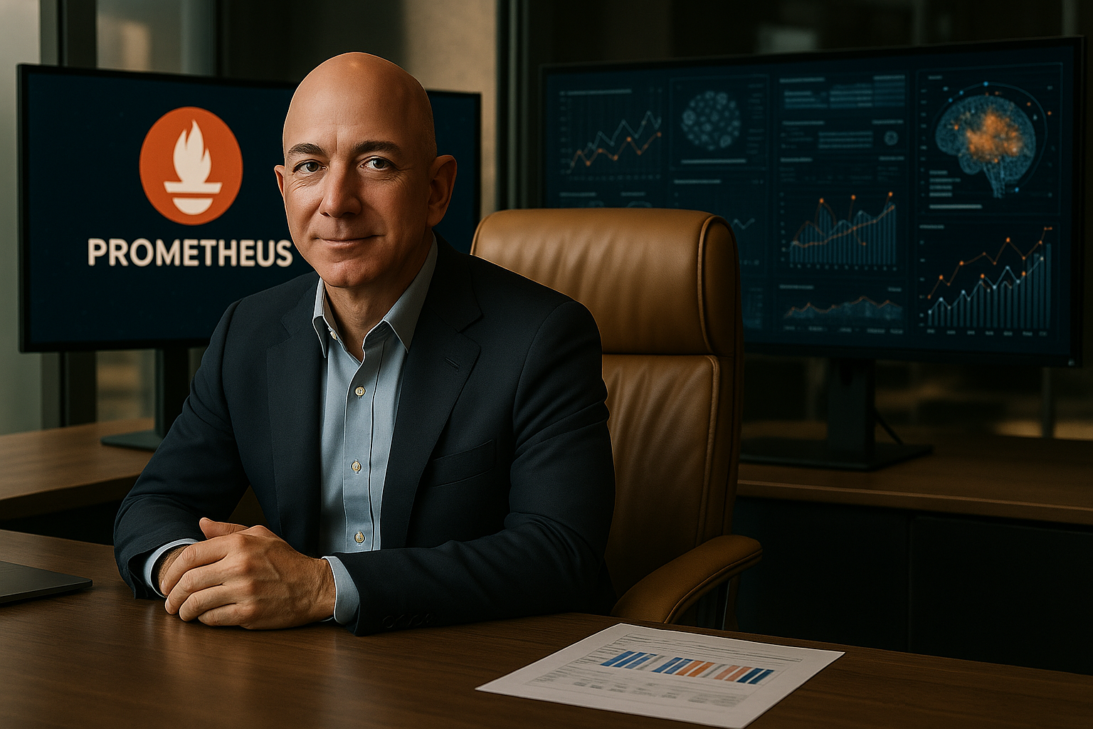 Jeff Bezos es co-CEO de Prometheus, su nuevo y ambicioso negocio de IA Imagen destacada de la publicación