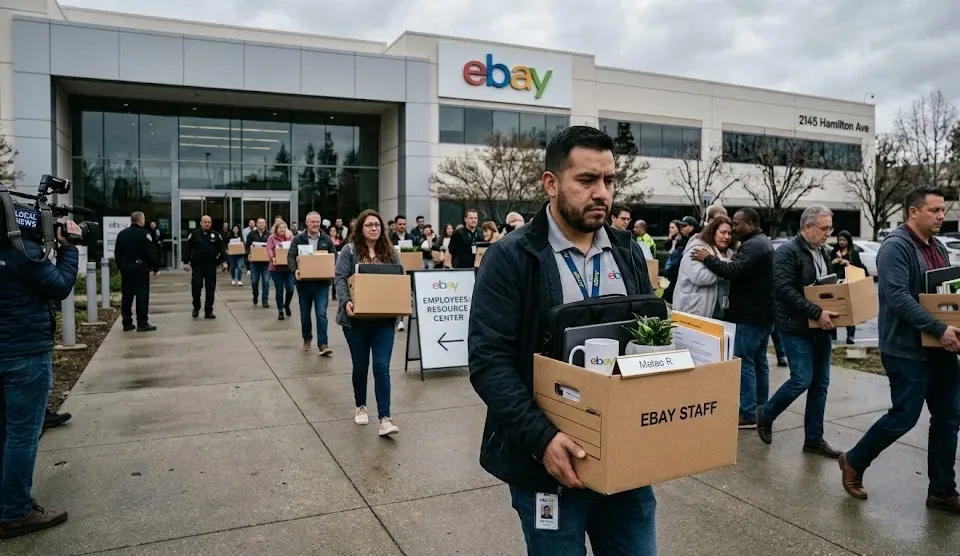 eBay despide al 6 % de su plantilla: ¿Por qué las empresas tech están recortando su talento y cómo están recalibrándolo en 2026? Imagen de la publicación