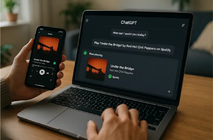 OpenAI lanza la función que permite usar apps como Spotify desde ChatGPT