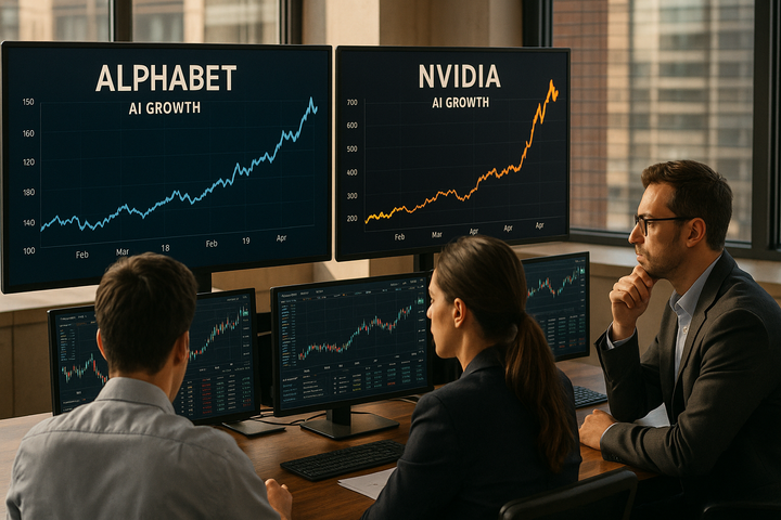 Alphabet se dispara en bolsa: ¿Podrá alcanzar a Nvidia en la carrera de la IA?