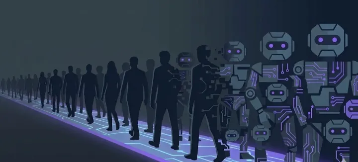 Bots superan a humanos en el tráfico web. Imagen ilustrativa vía IA.