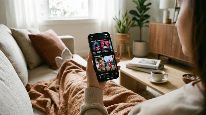 Netflix estrena video vertical y podcasts: El desafío directo a YouTube