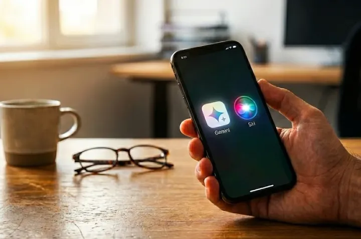 Apple y Google hacen las paces por la IA: qué gana cada uno con Gemini en Siri. Imagen: IA