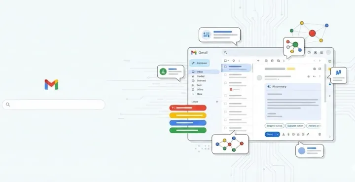 Gmail con Gemini vs Outlook y otras soluciones: la nueva guerra de la IA en el correo electrónico. Imagen: IA.