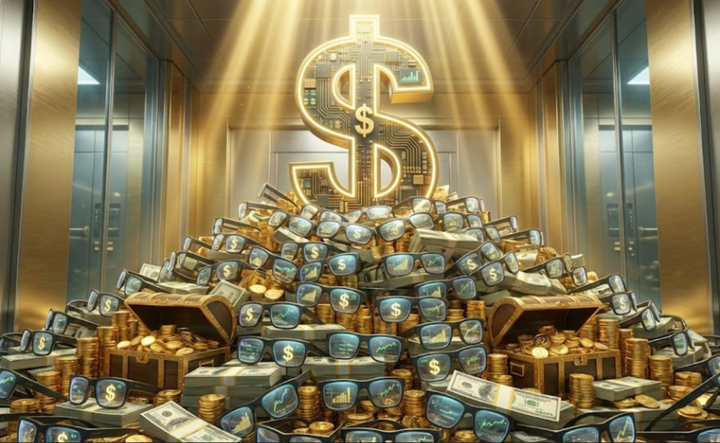 El negocio de los $200,000 millones en IA está en tu cara (literalmente). Imagen: IA.