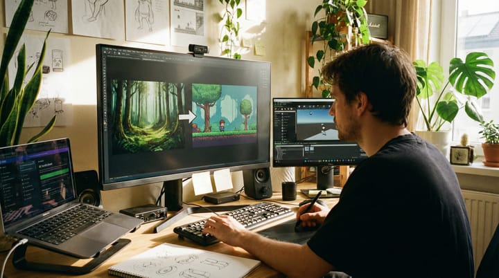 Google Genie: IA para crear mundos interactivos y jugables