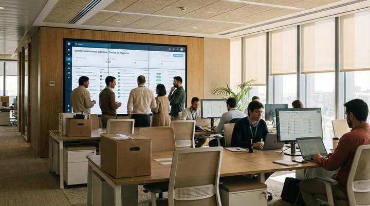 ¿Fin del trabajo de oficina?: Microsoft predice automatización masiva en 18 meses