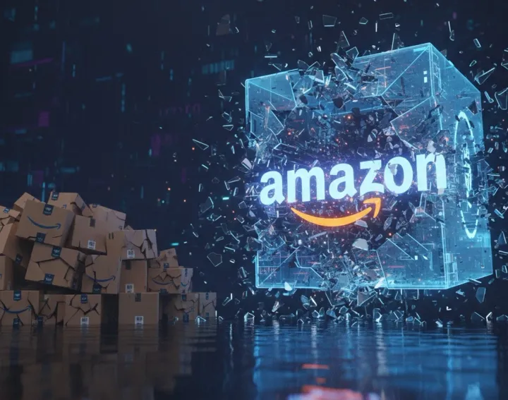 Amazon cumple en resultados, pero Wall Street castiga su inversión récord en IA. Imagen: IA