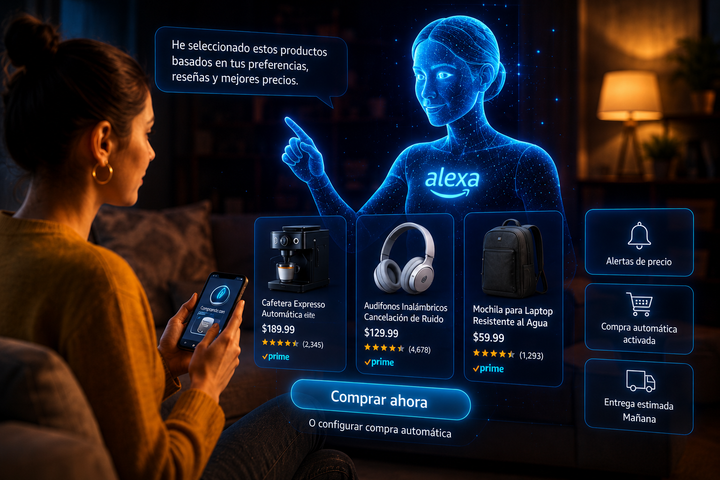 Amazon transforma su barra de búsqueda en un agente comercial con IA