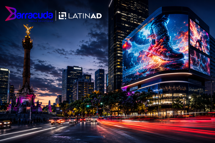 Programática DOOH en México: Barracuda y LatinAd aceleran la batalla por la vía pública