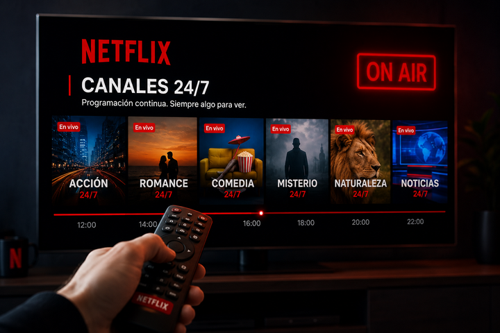 Netflix estudia canales de TV 24/7: la nueva apuesta para vender más publicidad
